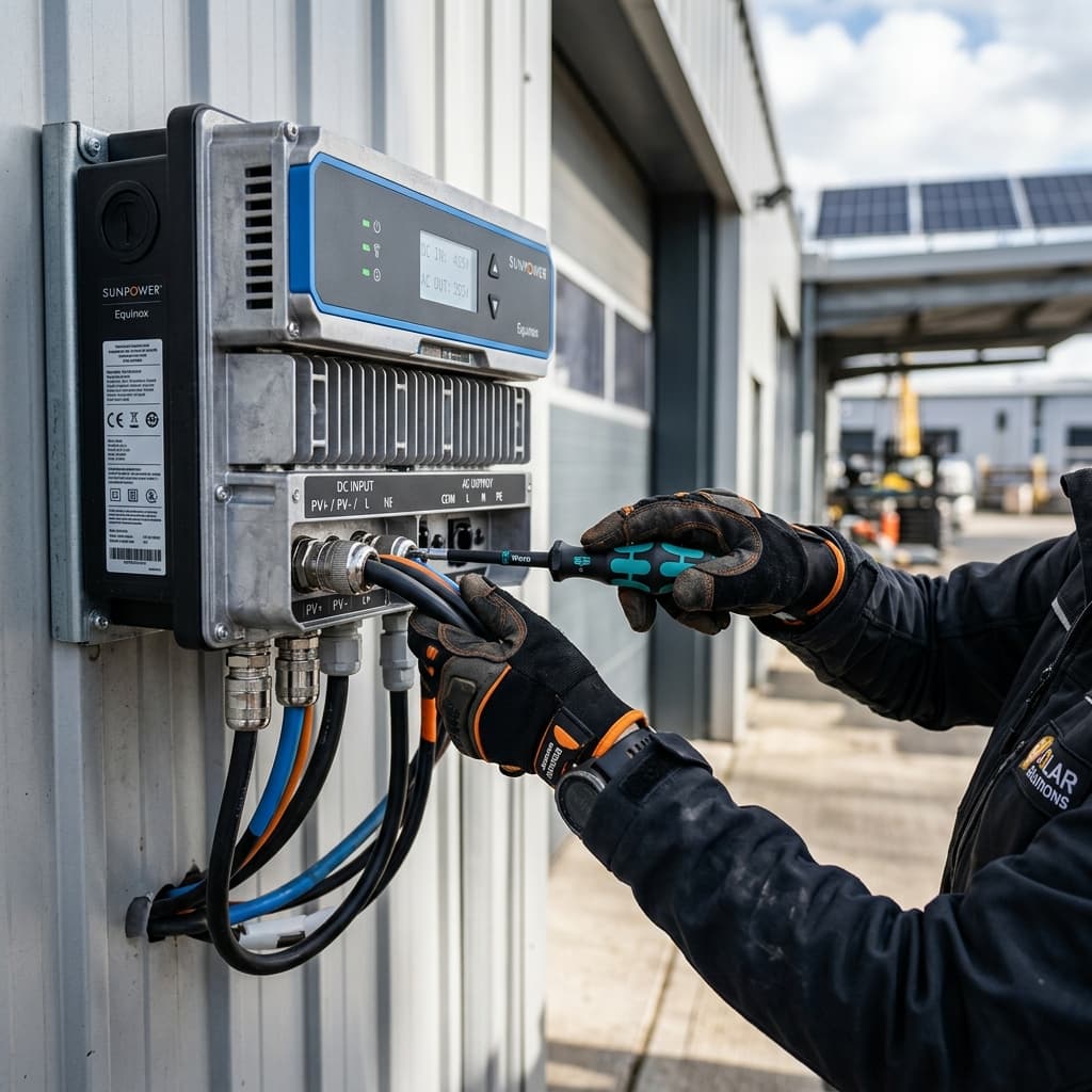 Technician work